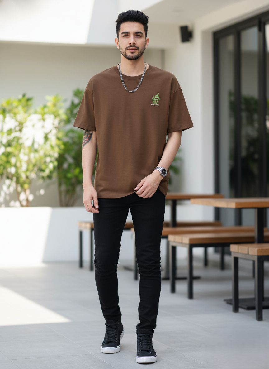 Men's Plus Size Round Neck Short Sleeve T-Shirt